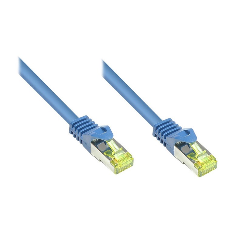 Good Connections Patchkabel mit Cat. 7 Rohkabel S/FTP 10m blau